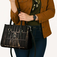 3D Illusion Straw Man Halloween Leather Bag Behind The Bars DT05