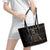 3D Illusion Straw Man Halloween Leather Tote Bag Behind The Bars - Wonder Print Shop