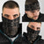 3D Illusion Straw Man Halloween Neck Gaiter Behind The Bars - Wonder Print Shop