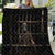 3D Illusion Straw Man Halloween Quilt Behind The Bars - Wonder Print Shop