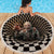 3D Illusion Zombie Halloween Beach Blanket Horror Style - Wonder Print Shop