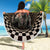 3D Illusion Zombie Halloween Beach Blanket Horror Style - Wonder Print Shop