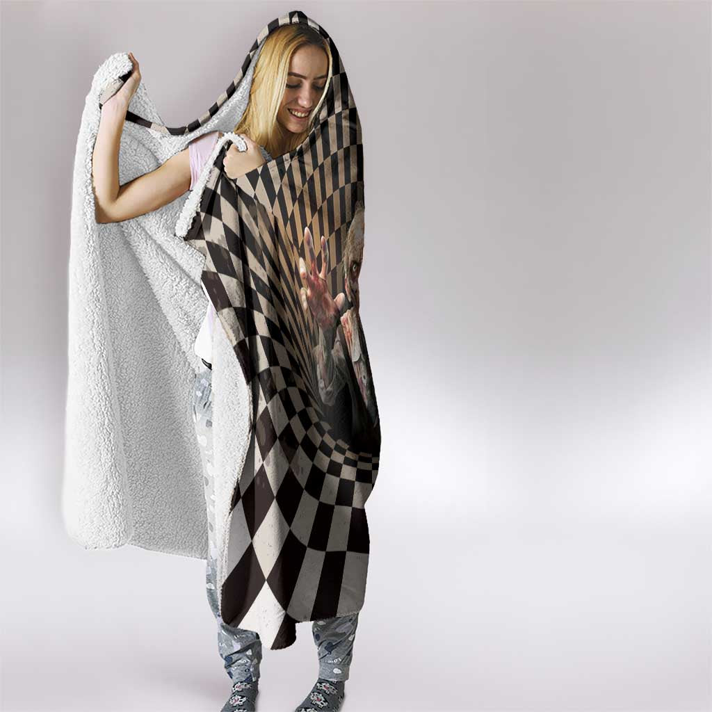 3D Illusion Zombie Halloween Hooded Blanket Horror Style - Wonder Print Shop
