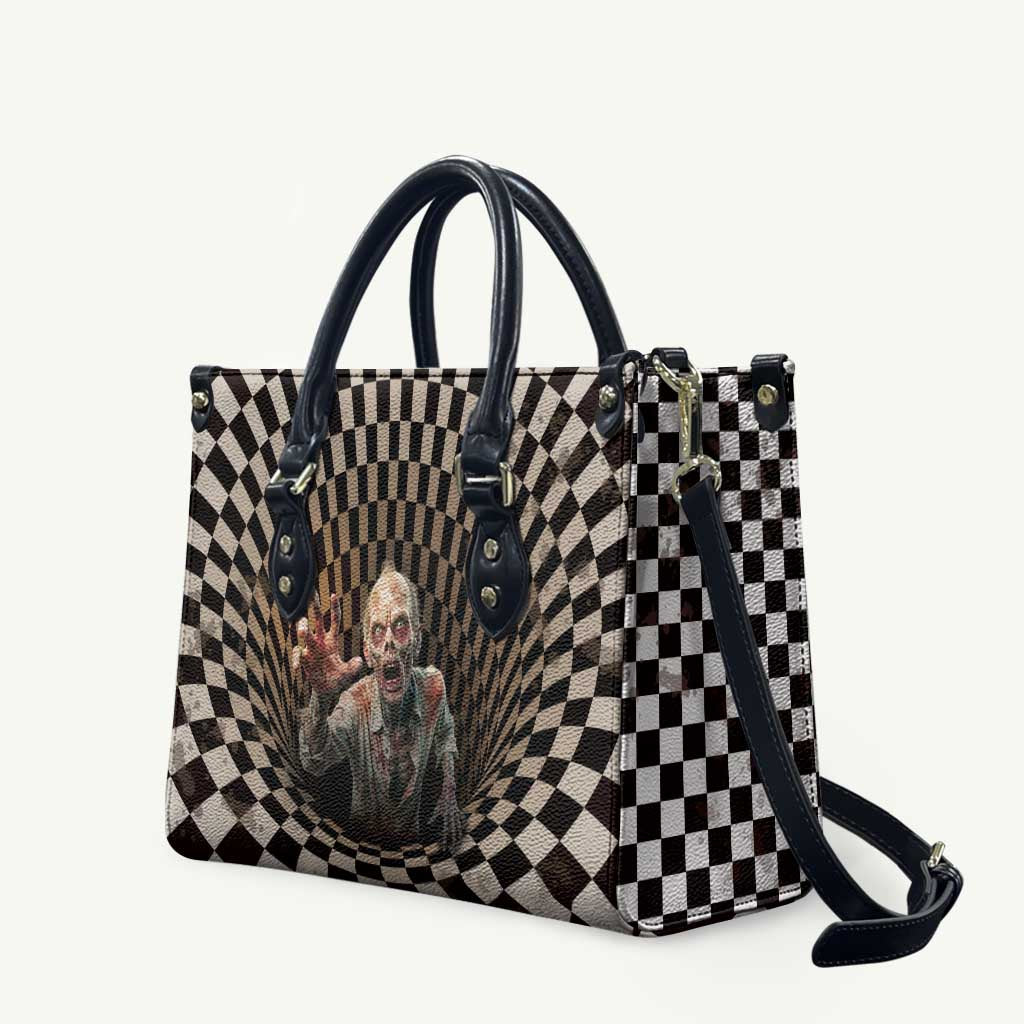 3D Illusion Zombie Halloween Leather Bag Horror Style DT05