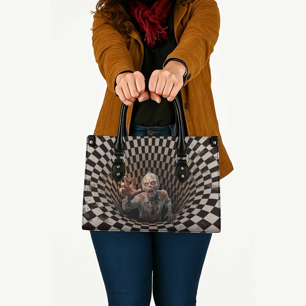 3D Illusion Zombie Halloween Leather Bag Horror Style DT05