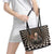 3D Illusion Zombie Halloween Leather Tote Bag Horror Style - Wonder Print Shop