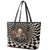 3D Illusion Zombie Halloween Leather Tote Bag Horror Style - Wonder Print Shop