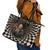 3D Illusion Zombie Halloween Leather Tote Bag Horror Style - Wonder Print Shop