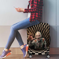 3D Illusion Zombie Halloween Luggage Cover Horror Style - Wonder Print Shop