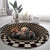 3D Illusion Zombie Halloween Round Carpet Horror Style - Wonder Print Shop