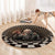 3D Illusion Zombie Halloween Round Carpet Horror Style - Wonder Print Shop