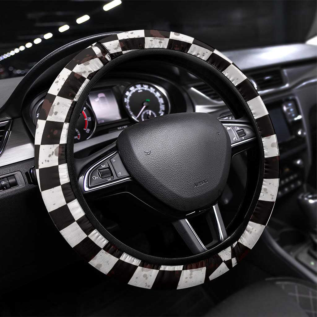 3D Illusion Zombie Halloween Steering Wheel Cover Horror Style DT05