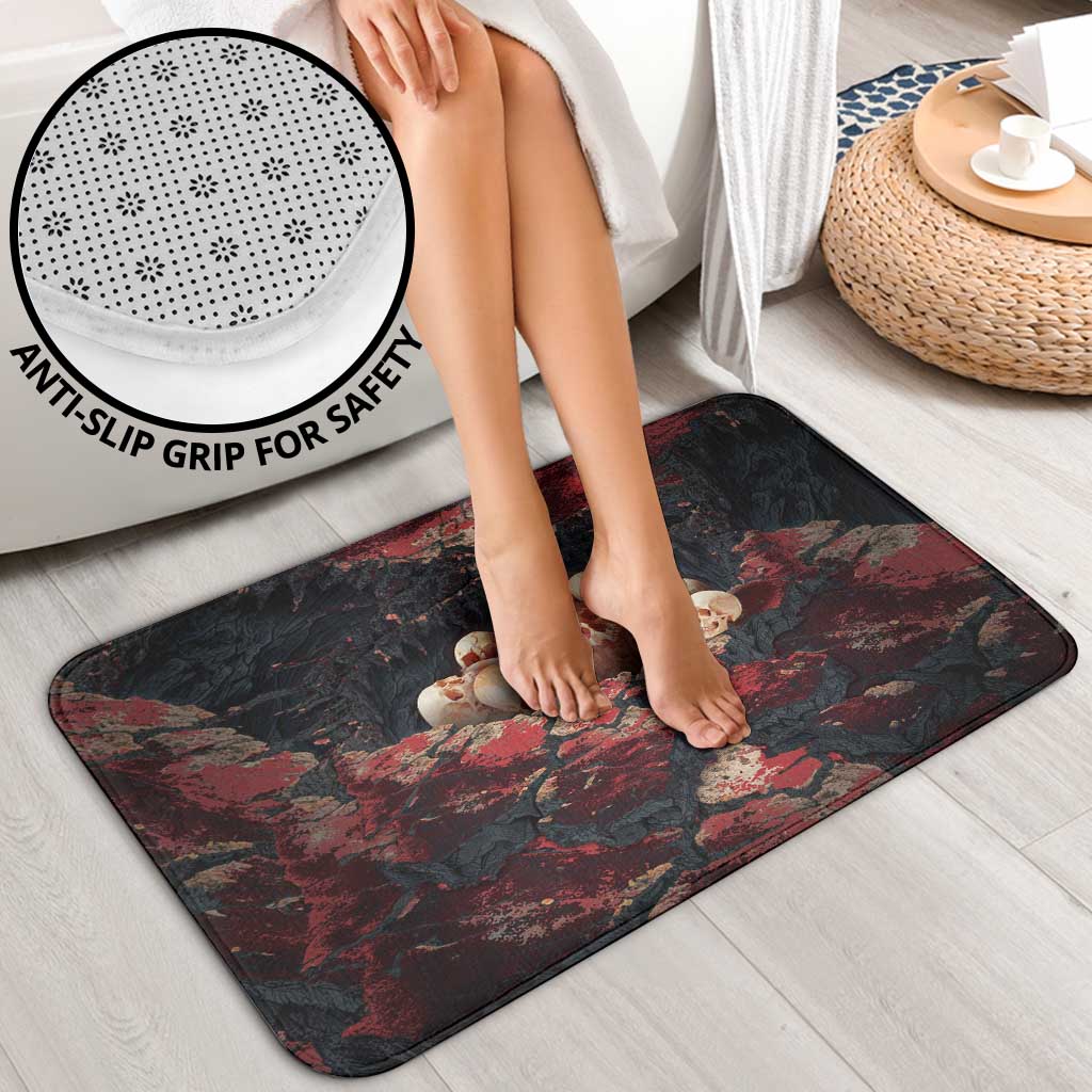 3D Illusion Skull Halloween Bathroom Set Hell Pit - Wonder Print Shop