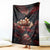 3D Illusion Skull Halloween Blanket Hell Pit - Wonder Print Shop