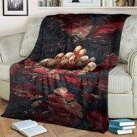 3D Illusion Skull Halloween Blanket Hell Pit - Wonder Print Shop