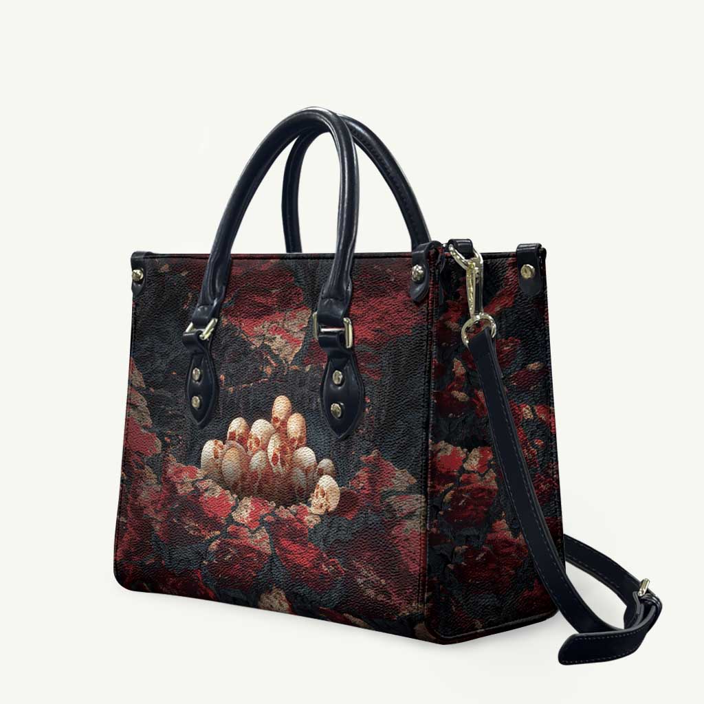 3D Illusion Skull Halloween Leather Bag Hell Pit DT05