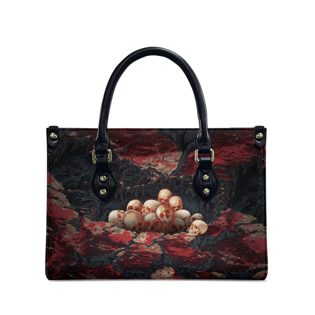 3D Illusion Skull Halloween Leather Bag Hell Pit DT05