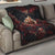 3D Illusion Skull Halloween Quilt Hell Pit - Wonder Print Shop