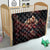 3D Illusion Skull Halloween Quilt Hell Pit - Wonder Print Shop