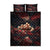 3D Illusion Skull Halloween Quilt Bed Set Hell Pit DT05