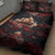 3D Illusion Skull Halloween Quilt Bed Set Hell Pit DT05