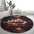 3D Illusion Skull Halloween Round Carpet Hell Pit - Wonder Print Shop