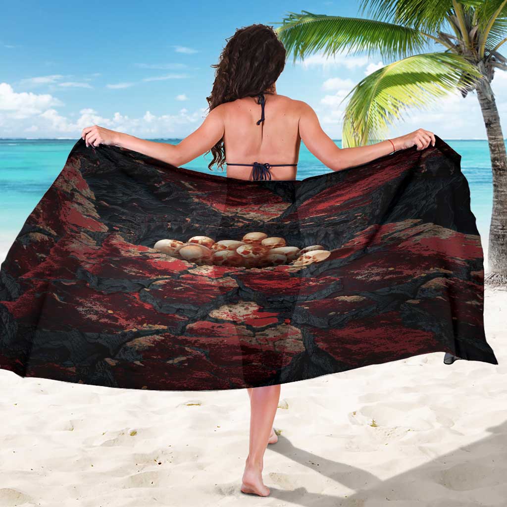 3D Illusion Skull Halloween Sarong Hell Pit - Wonder Print Shop
