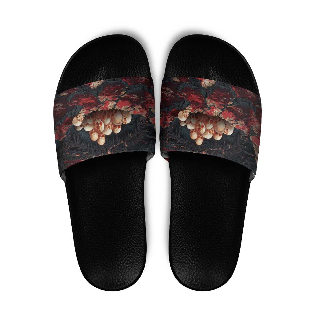 3D Illusion Skull Halloween Slide Sandals Hell Pit - Wonder Print Shop
