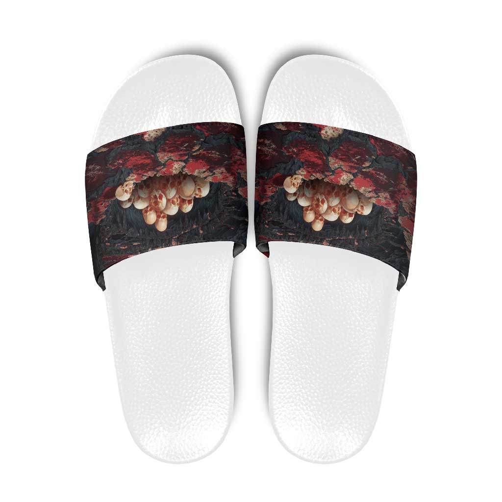 3D Illusion Skull Halloween Slide Sandals Hell Pit - Wonder Print Shop