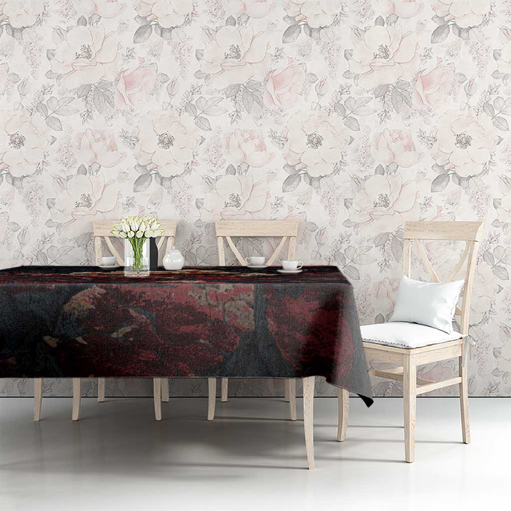 3D Illusion Skull Halloween Tablecloth Hell Pit - Wonder Print Shop