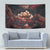 3D Illusion Skull Halloween Tapestry Hell Pit - Wonder Print Shop