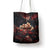 3D Illusion Skull Halloween Tote Bag Hell Pit - Wonder Print Shop