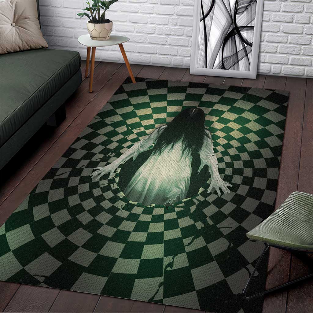 3D Illusion Ghost 3D Halloween Area Rug Horror Retro Style - Wonder Print Shop