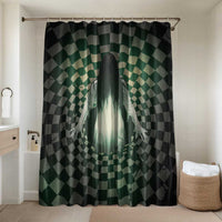 3D Illusion Ghost 3D Halloween Bathroom Set Horror Retro Style - Wonder Print Shop
