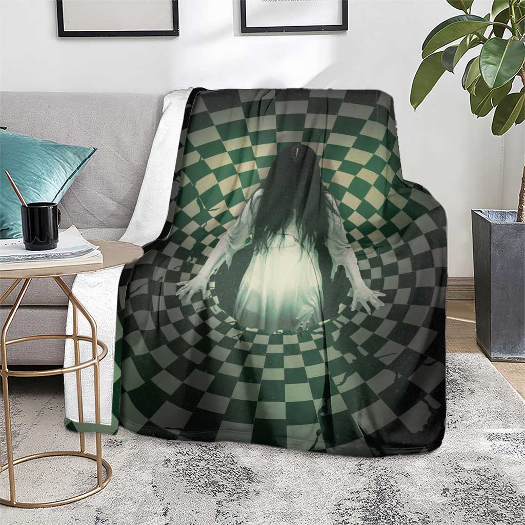 3D Illusion Ghost 3D Halloween Blanket Horror Retro Style - Wonder Print Shop
