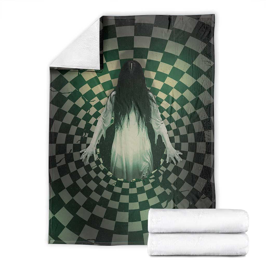 3D Illusion Ghost 3D Halloween Blanket Horror Retro Style - Wonder Print Shop