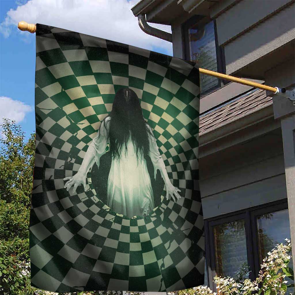 3D Illusion Ghost 3D Halloween Garden Flag Horror Retro Style - Wonder Print Shop