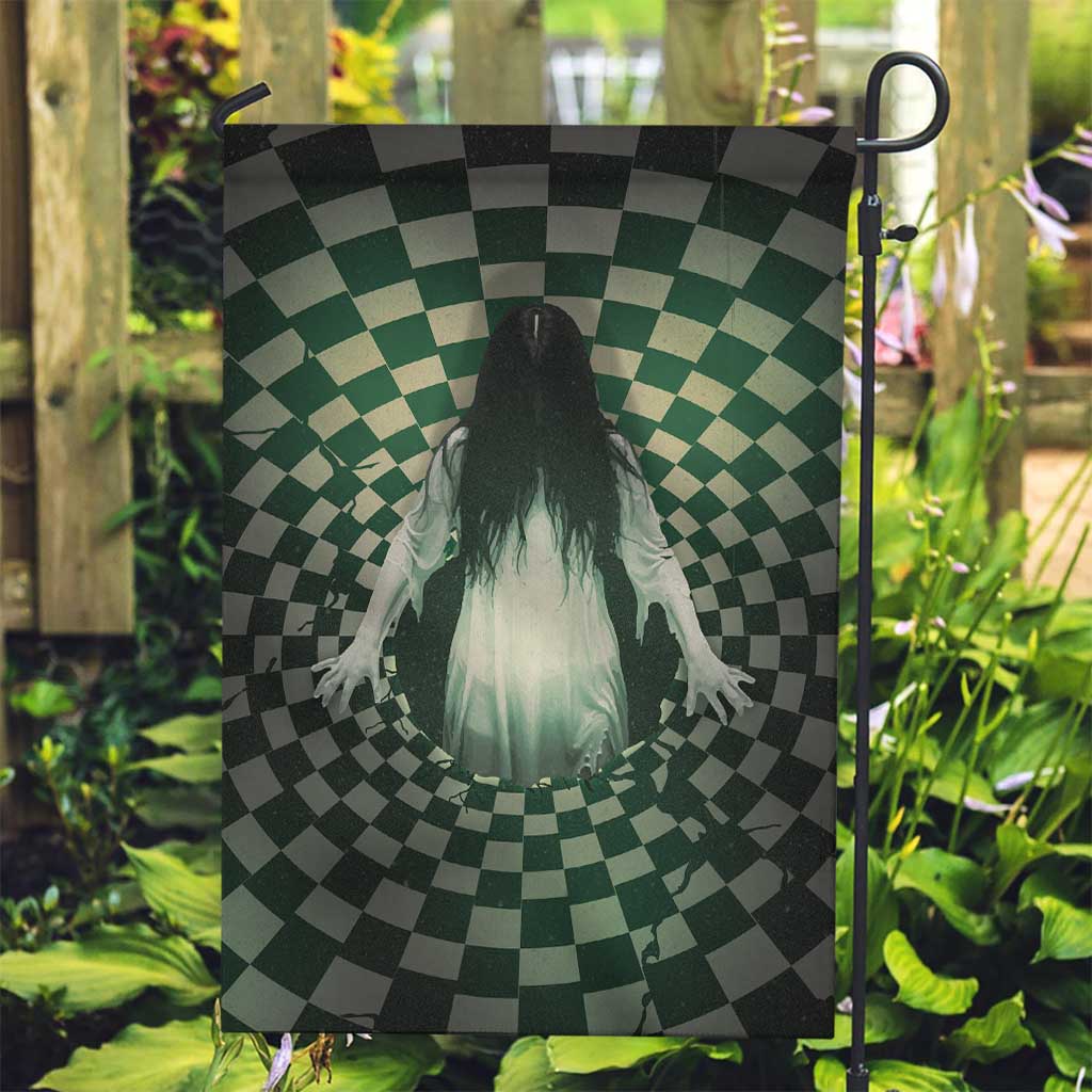 3D Illusion Ghost 3D Halloween Garden Flag Horror Retro Style - Wonder Print Shop