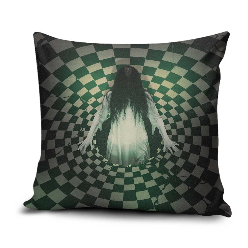 3D Illusion Ghost 3D Halloween Pillow Cover Horror Retro Style - Wonder Print Shop