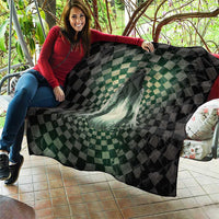 3D Illusion Ghost 3D Halloween Quilt Horror Retro Style - Wonder Print Shop