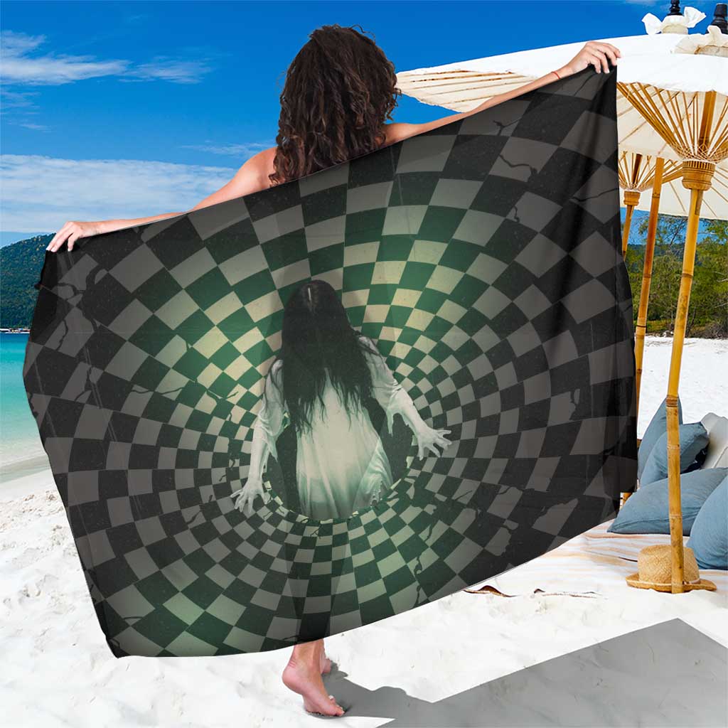 3D Illusion Ghost 3D Halloween Sarong Horror Retro Style - Wonder Print Shop