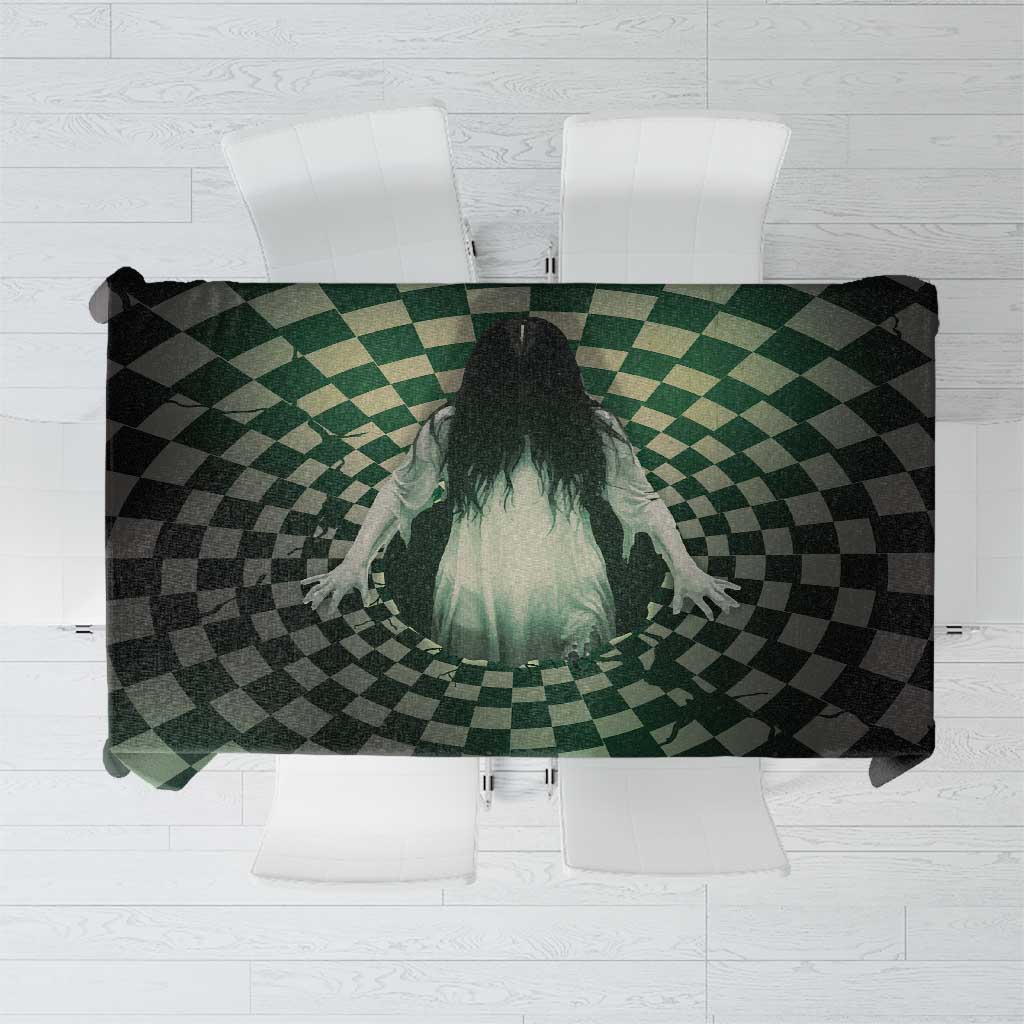 3D Illusion Ghost 3D Halloween Tablecloth Horror Retro Style - Wonder Print Shop