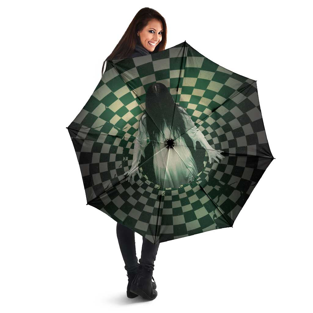 3D Illusion Ghost 3D Halloween Umbrella Horror Retro Style - Wonder Print Shop
