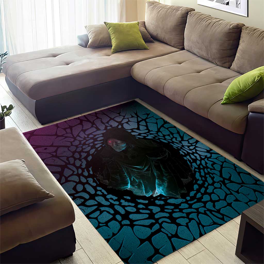 3D Illusion Witch Halloween Area Rug Dark Magic In The Cracks - Wonder Print Shop