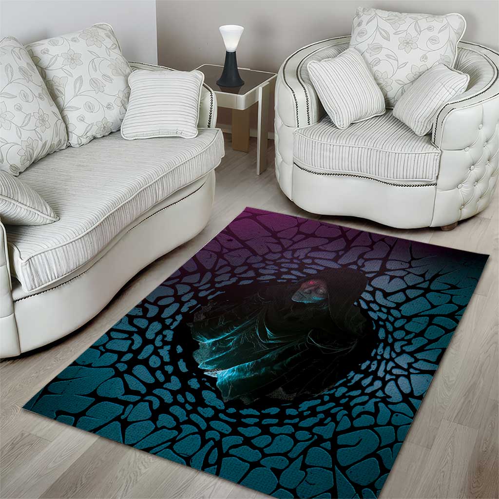 3D Illusion Witch Halloween Area Rug Dark Magic In The Cracks - Wonder Print Shop