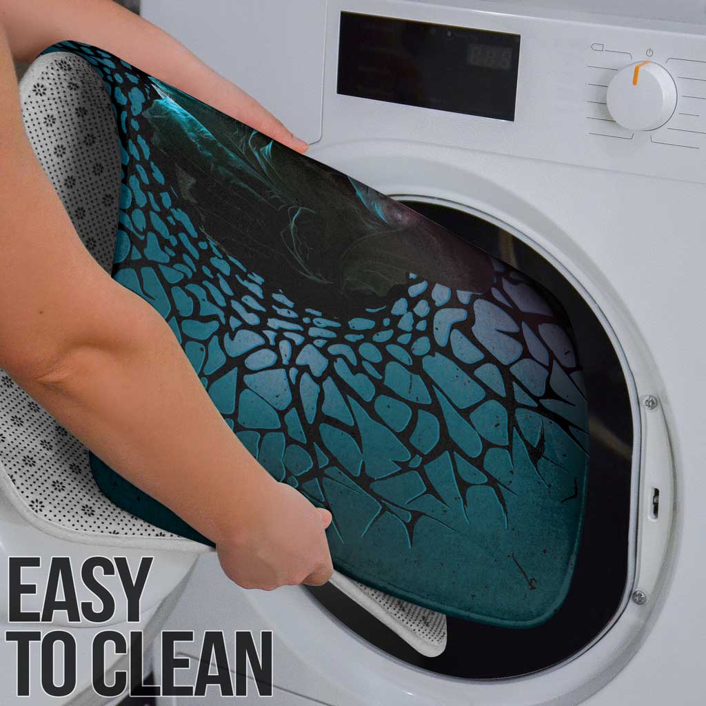 3D Illusion Witch Halloween Bathroom Set Dark Magic In The Cracks - Wonder Print Shop