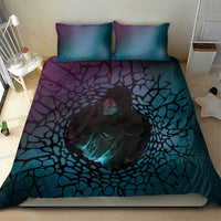 3D Illusion Witch Halloween Bedding Set Dark Magic In The Cracks DT05