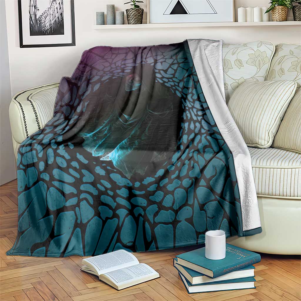 3D Illusion Witch Halloween Blanket Dark Magic In The Cracks - Wonder Print Shop