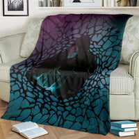 3D Illusion Witch Halloween Blanket Dark Magic In The Cracks - Wonder Print Shop