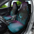 3D Illusion Witch Halloween Car Seat Cover Dark Magic In The Cracks DT05